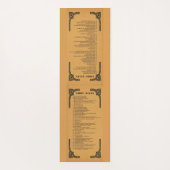 Gibbs' Regeln Yogamatte (Rückseite)