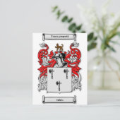 Gibbs-Wappen Postkarte (Stehend Vorderseite)
