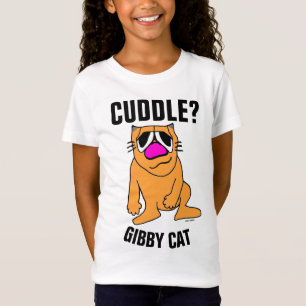GIBBY CAT Kids Katzenjunge T - Shirt, CUDDLE? T-Shirt