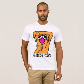 GIBBY CAT lustige T - Shirt, 80er STRIKE eine POSE T-Shirt (Vorne ganz)
