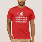 Gibraltar-Affe: British Tshirt (Vorderseite)