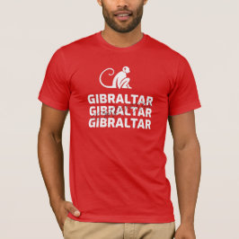 Gibraltar-Affe: British Tshirt