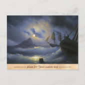 Gibraltar am Abend Ivan Aivasovsky Seesmeere Postkarte (Vorderseite)