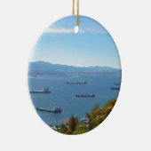 Gibraltar-Anchorage von oben Keramik Ornament (Rechts)