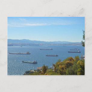 Gibraltar Anchorage von oben Postkarte