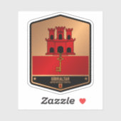 Gibraltar Aufkleber (Blatt)