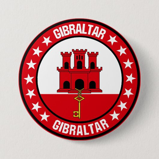 Gibraltar Button (Vorderseite)