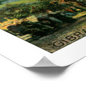 Gibraltar, Casemates Square, Vintag Poster (Ecke)