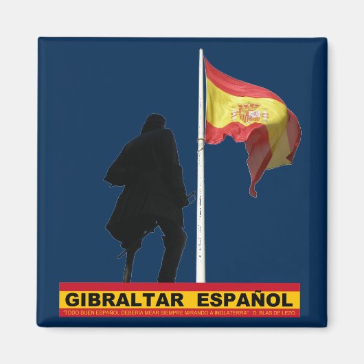 Gibraltar Espana Magnet (Vorne)