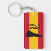 Gibraltar Español Schlüsselanhänger (Vorderseite)