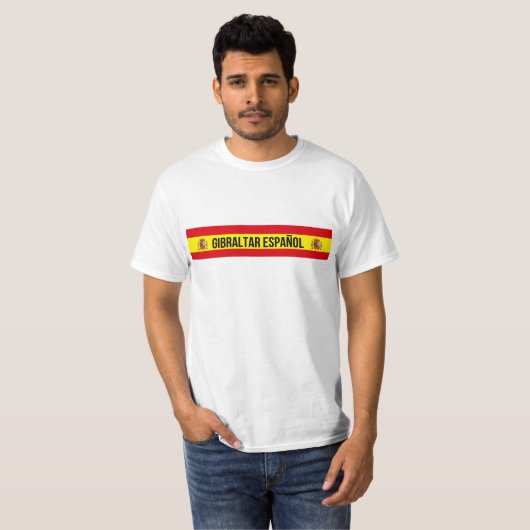 Gibraltar Español - Spanisch Gibraltar T-Shirt (Vorne ganz)