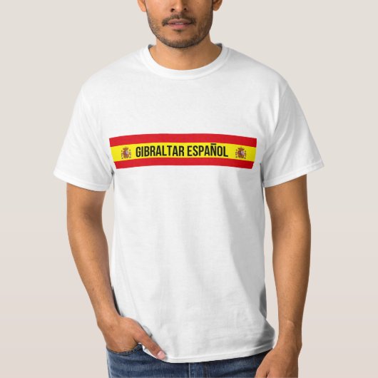 Gibraltar Español - Spanisch Gibraltar T-Shirt (Vorderseite)