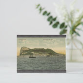 Gibraltar Felsen aus der Bucht, Vintag Postkarte (Stehend Vorderseite)