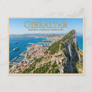 Gibraltar Felsen Sehenswerte Reise Postkarte