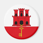 Gibraltar Flag Magnet (Vorne)