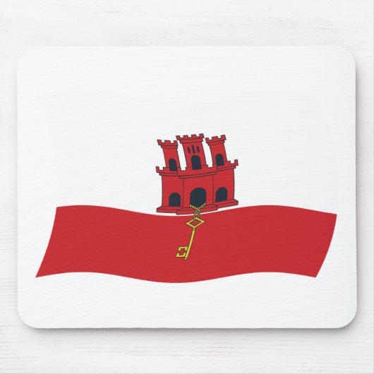 Gibraltar Flag Mousepad (Vorne)