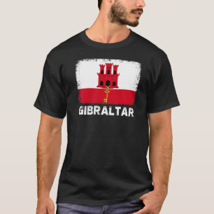 Gibraltar Flag Unterstützung der Frauen in Gibralt T-Shirt