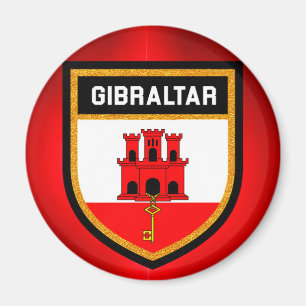 Gibraltar-Flagge Magnet