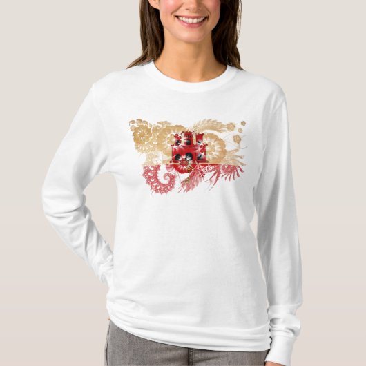 Gibraltar-Flagge T-Shirt (Vorderseite)