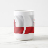 Gibraltar-Flagge Tasse (Mittel)