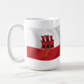 Gibraltar-Flagge Tasse (Links)