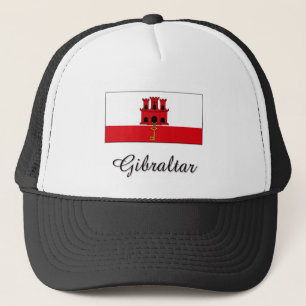 Gibraltar-Flaggen-Entwurf Truckerkappe