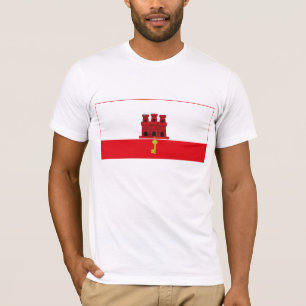 Gibraltar-Flaggen-T - Shirt