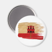 Gibraltar Flaggenmagnete Magnet (Vorderseite/Rückseite)
