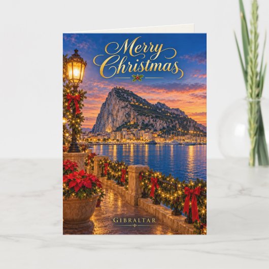Gibraltar Frohe Weihnachten (Vorderseite)