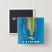 Gibraltar Karte Button (Vorne & Hinten)