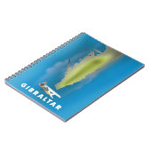 Gibraltar Karte Notizblock (Linke Seite)