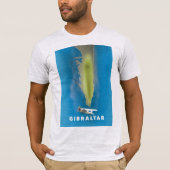 Gibraltar Karte T-Shirt (Vorderseite)