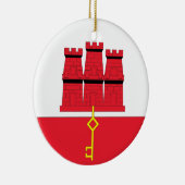 Gibraltar Keramik Ornament (Rechts)