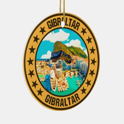 Gibraltar Keramik Ornament (Rechts)