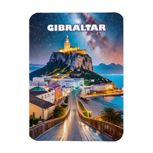 Gibraltar, Kreuzung von Horizonten und Reisen Magnet (Vertikal)