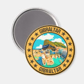 Gibraltar Magnet (Vorderseite/Rückseite)