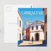 Gibraltar Nationalmuseum Gibraltar Postkarte (Vorne/Hinten)
