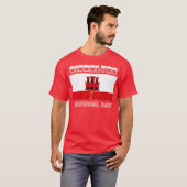 Gibraltar-Nationaltag T-Shirt (Vorne ganz)