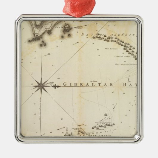 Gibraltar Ornament Aus Metall (Vorne)