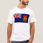 Gibraltar-Regierungs-Fahne T-Shirt (Vorderseite)