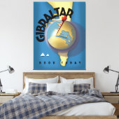Gibraltar Reiseplakat Leinwanddruck (Insitu (Schlafzimmer))