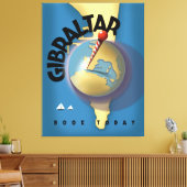 Gibraltar Reiseplakat Leinwanddruck (Insitu (Wohnzimmer))