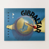 Gibraltar Reiseplakat Puzzle (Horizontal)