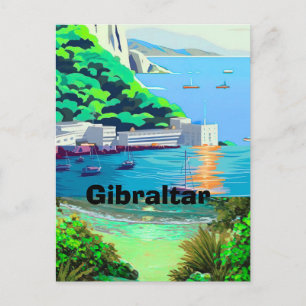 Gibraltar-Reisepostkarte, Gibraltar-Postkarte Gibr Postkarte