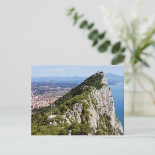 Gibraltar Rock Postkarte (Stehend Vorderseite)