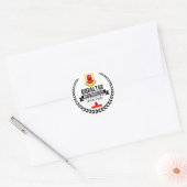 Gibraltar Runder Aufkleber (Umschlag)