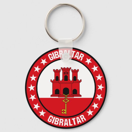 Gibraltar Schlüsselanhänger (Vorderseite)