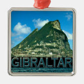 Gibraltar Silbernes Ornament (Vorne)
