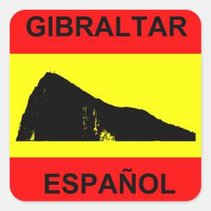 Gibraltar Spanisch 20 Aufkleber