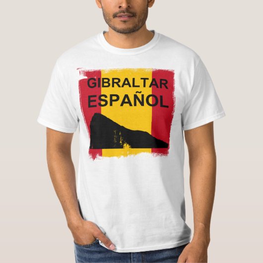 Gibraltar Spanisch T-Shirt (Vorderseite)